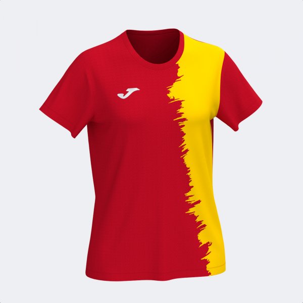 PICASHO SHORT SLEEVE T-SHIRT RED YELLOW