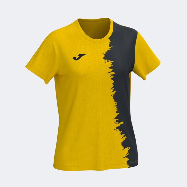 PICASHO SHORT SLEEVE T-SHIRT YELLOW BLACK