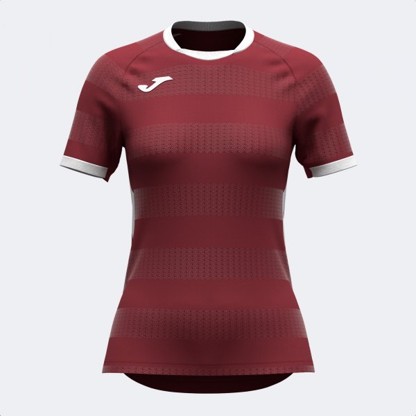 TOLETUM VII SHORT SLEEVE T-SHIRT BURGUNDY WHITE