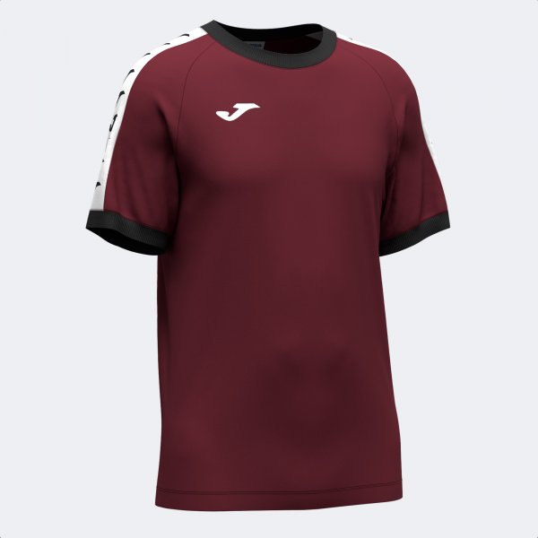 HEROIC SHORT SLEEVE T-SHIRT BURGUNDY DARK GRAY
