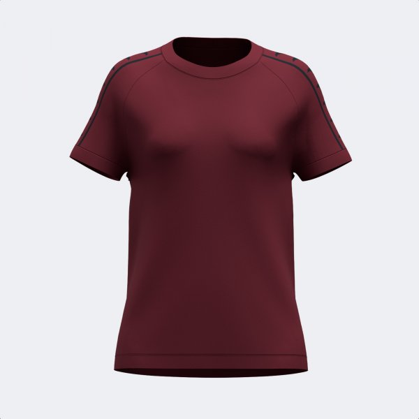 HEROIC SHORT SLEEVE T-SHIRT BURGUNDY BLACK
