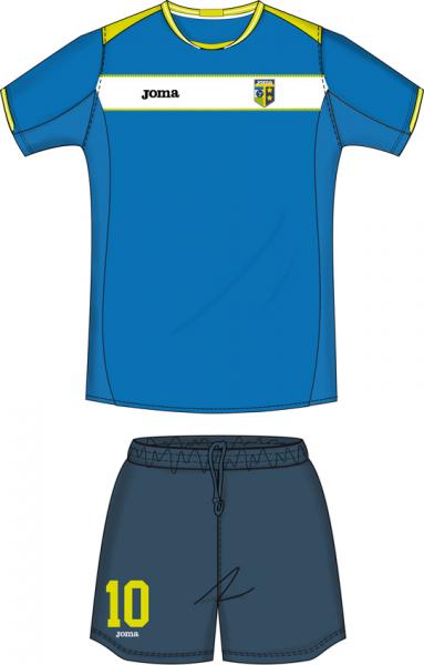 JUNIOR SET (SHIRT+SHORT) ROYAL-NAVY