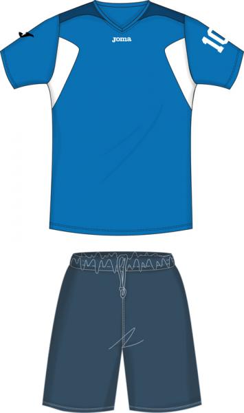 JUNIOR SET (SHIRT+SHORT) ROYAL-NAVY