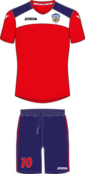 RED-YELLOW-NAVY JR S/S SET