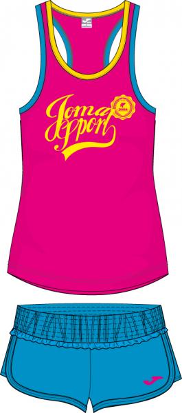 PINK-NAVY S/S WOMAN SET