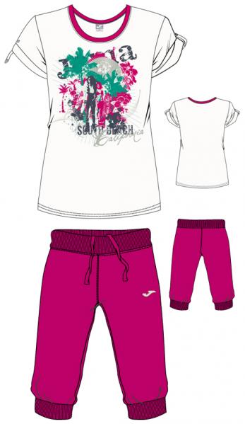 WHITE-GREY S/S WOMAN SET