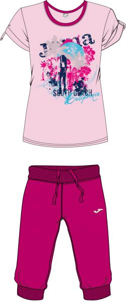 PINK-PURPLE S/S JR SET