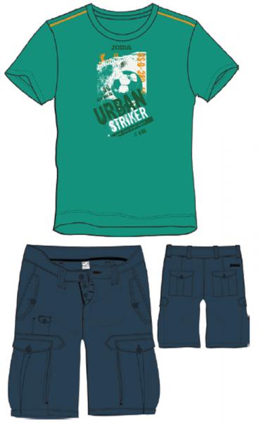 GREEN-YELLOW JR S/S T-SHIRT