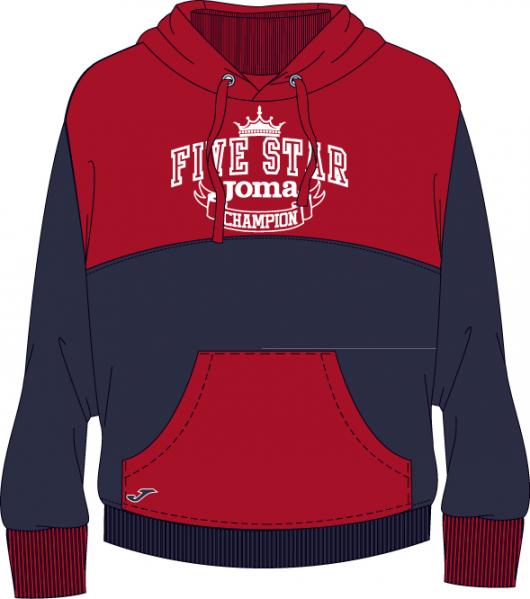 CADETE BOY RED HOODED SWEATSHIRT