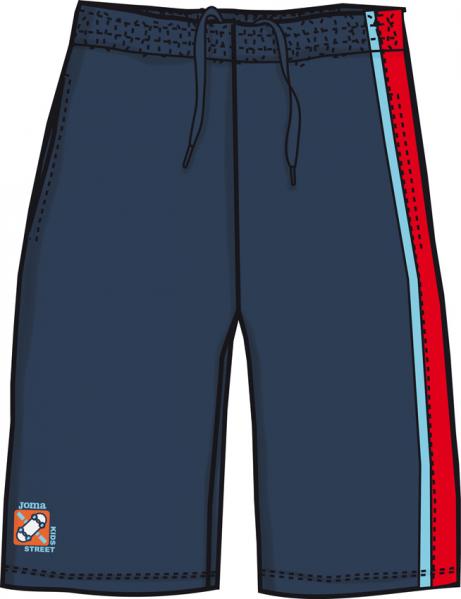 SUMMER SET NAVY-RED BERMUDA
