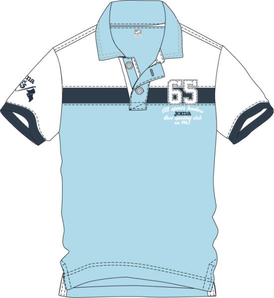 CLASSIC S/S SKY BLUE-WHITE POLO