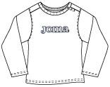 BLUE CLUB WHITE L/S SHIRT
