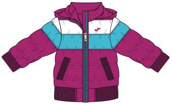 BLUE CLUB BABY  PINK-BLUE WINTER JACKET