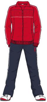 BLUE CLUB RED-NAVY TRACKSUIT