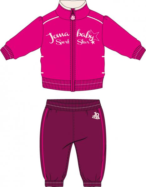 BABY COLLECTION FUCHSIA-MAROON TRACKSUIT
