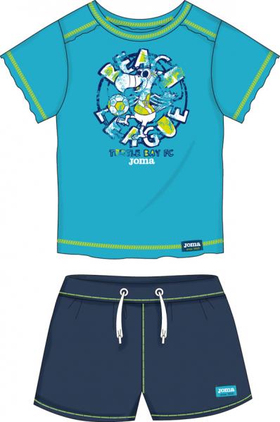 BLUE CLUB SET (SHIRT+SHORT) ROYAL-NAVY