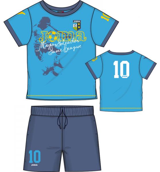 JUNIOR SET (SHIRT+SHORT) ROYAL-NAVY