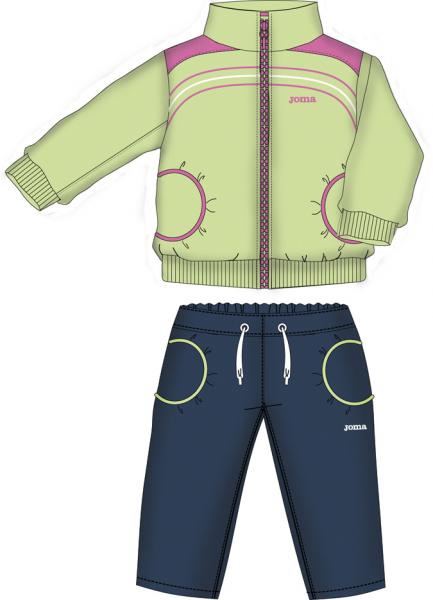 PINK CLUB GREEN-NAVY TRACKSUIT