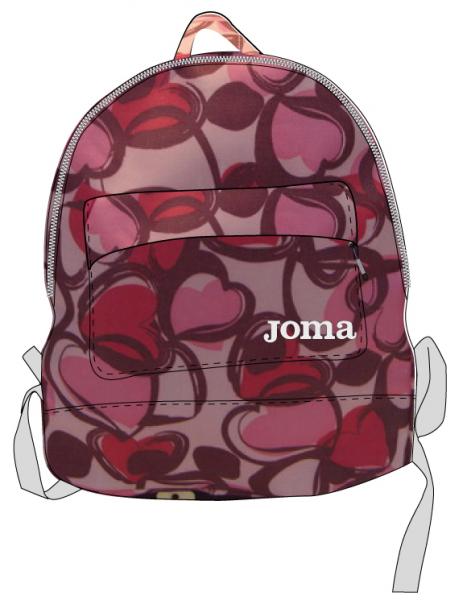 DEEP RED RUCKSACK
