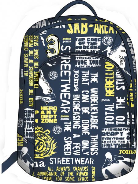 NAVY/WHITE BACKPACK
