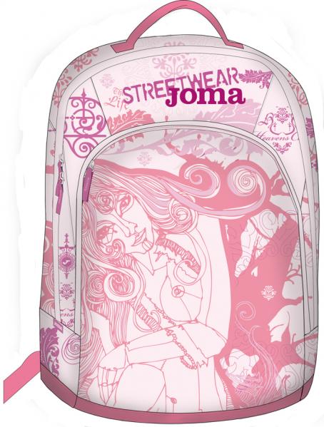 PINK/WHITE GIRL BACKPACK