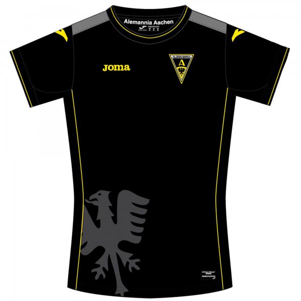 AWAY T-SHIRT ALEMANNIA AACHEN BLACK S/S