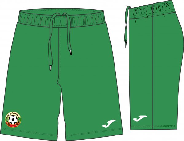 HOME SHORT BULGARIAN FOOTBALL UNION GREEN