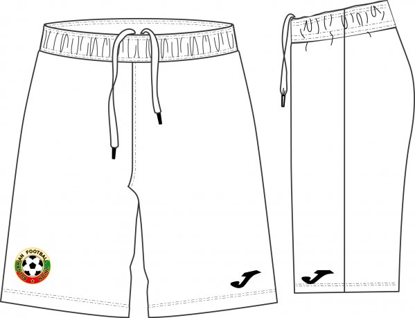 AWAY SHORT BULGARIAN FOOTBALL UNION WHITE