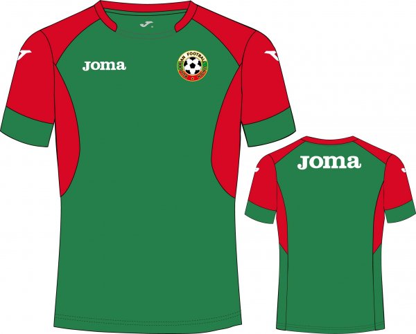 TRAINING BULGARIAN FOOTBALL UNION SHIRT S/S GREEN