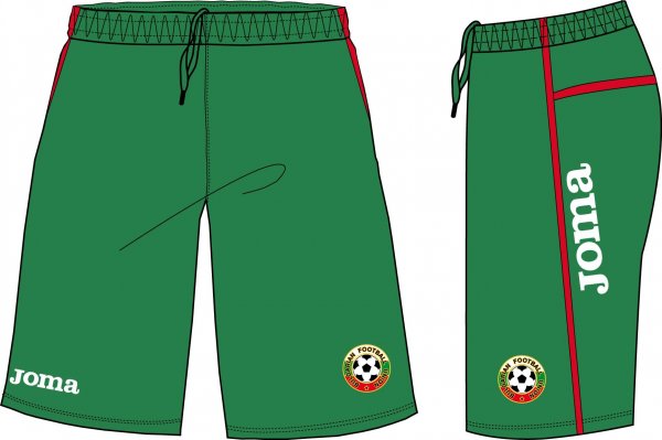 TRAINING BULGARIAN FOOTBALL UNION SHORT GREEN 