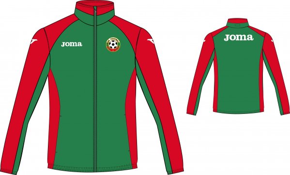 TRAINING BULGARIAN FOOTBALL UNION RAINJACKET GREEN