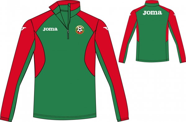 TRAINING BULGARIAN FOOTBALL UNION SWEATSHIRT GREEN