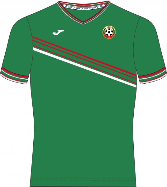 FREE TIME BULGARIAN FOOTBALL UNION SHIRT S/S GREEN