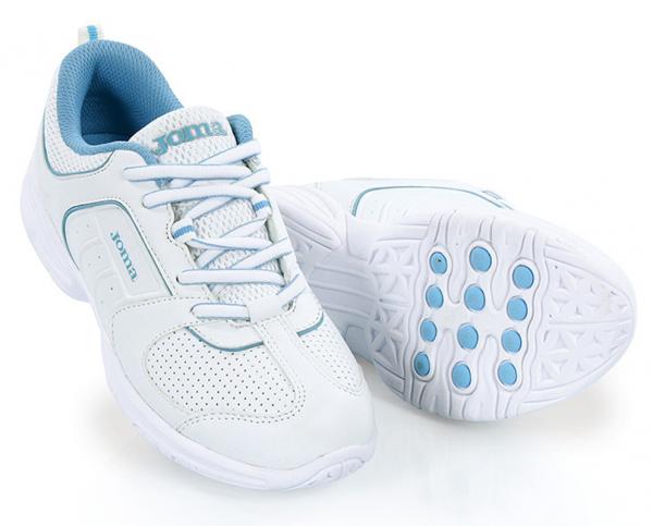 AEROBIC WOMAN WHITE BLUE