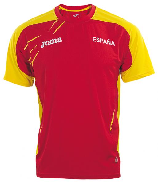 R.F.E.A. TRAINING MEN SHIRT S/S RED-YELLOW