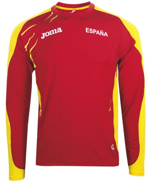 R.F.E.A. TRAINING MEN SHIRT L/S RED-YELLOW