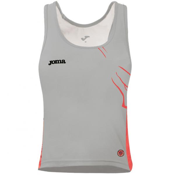 SLEEVELESS SHIRT WOMAN GREY