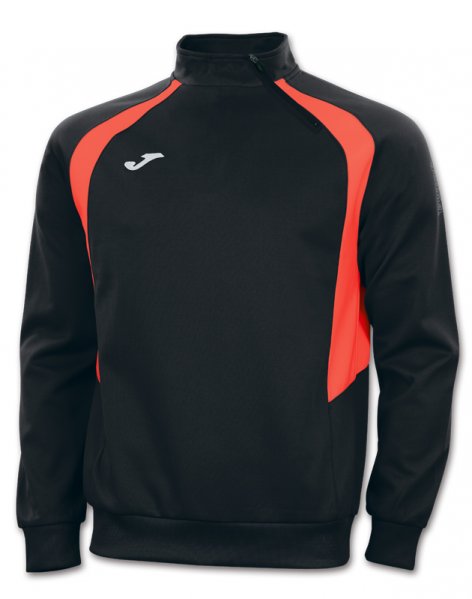 SWEATSHIRT C.BARBOSA BLACK-ORANGE
