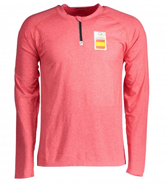 T-SHIRT COE RED L/S