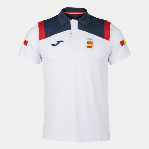 PODIUM POLO COE WHITE S/S