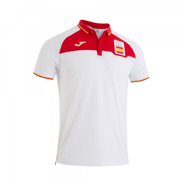 POLO HOTEL C.O.E. WHITE-RED S/S