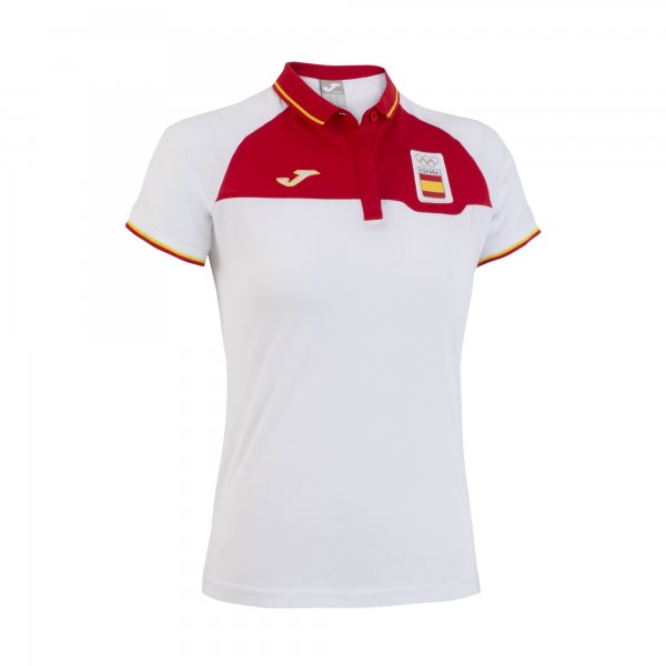 POLO HOTEL C.O.E. WHITE-RED S/S W.