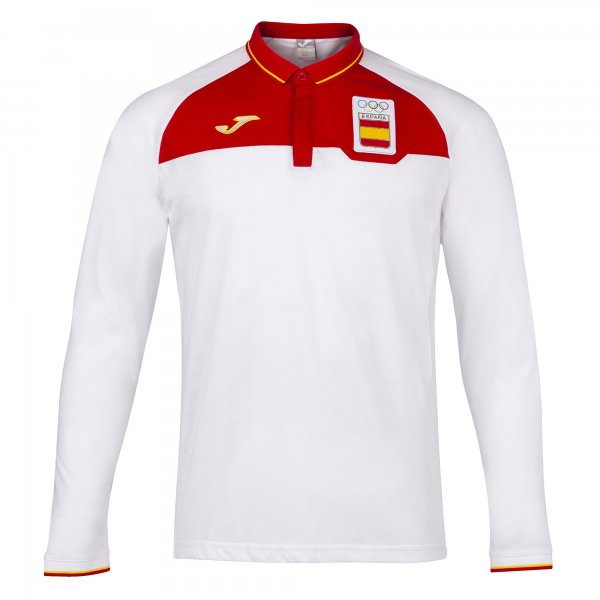 HOTEL POLO C.O.E. WHITE-RED L/S