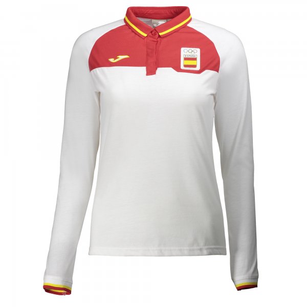 HOTEL POLO C.O.E. WHITE-RED L/S