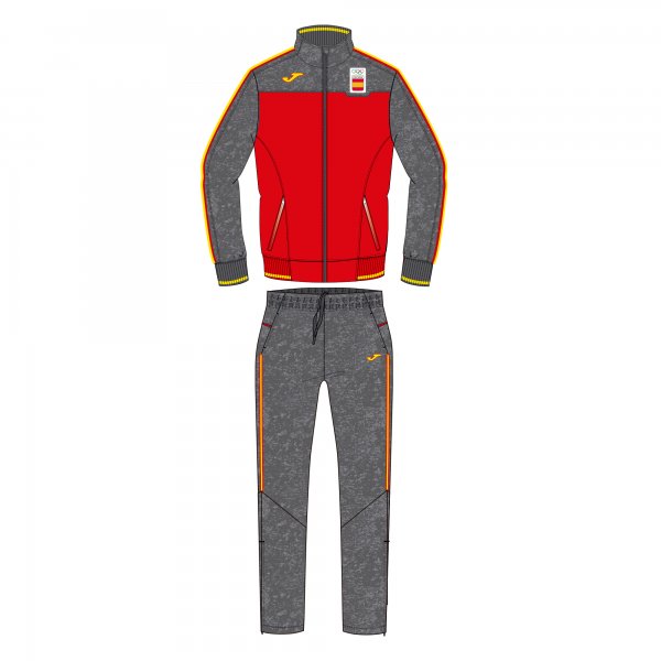 HOTEL TRACKSUIT C.O.E. GREY-RED