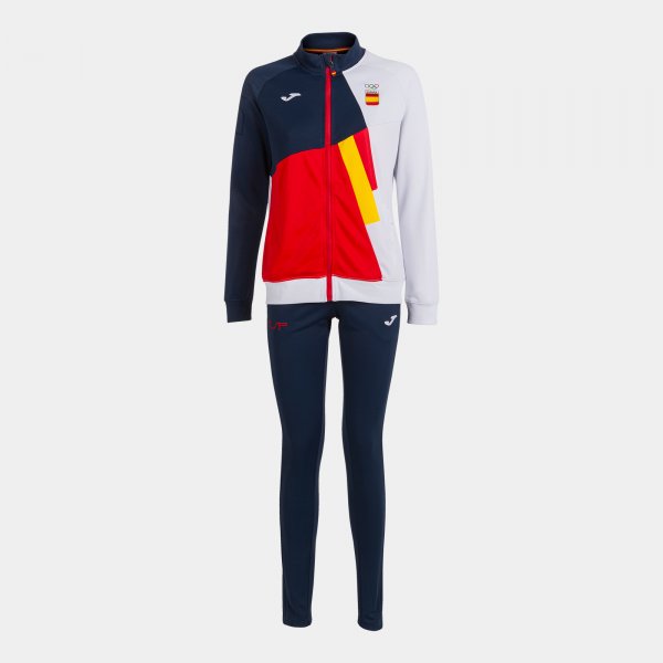 FREE TIME TRACKSUIT COE RED-NAVY WOMAN