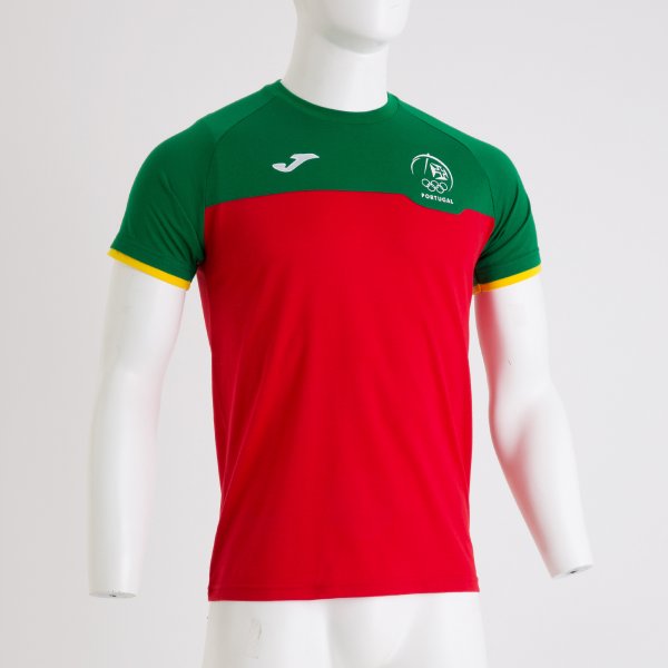T-SHIRT HOTEL C.O. PORTUGAL RED-GREEN S/S