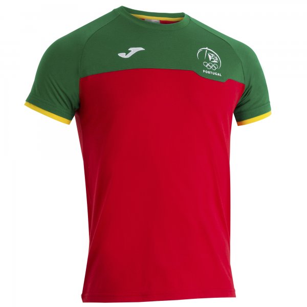 C.O.P. S/S RED-GREEN T-SHIRT STROLL