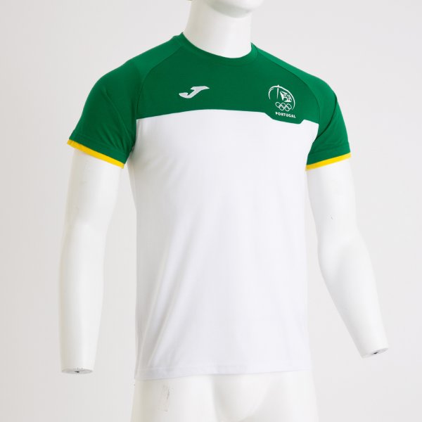 T-SHIRT HOTEL C.O. PORTUGAL WHITE-GREEN S/S