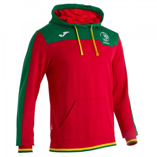SWETSHIRT HOODIE HOTEL C.O. PORTUGAL RED-GREEN R